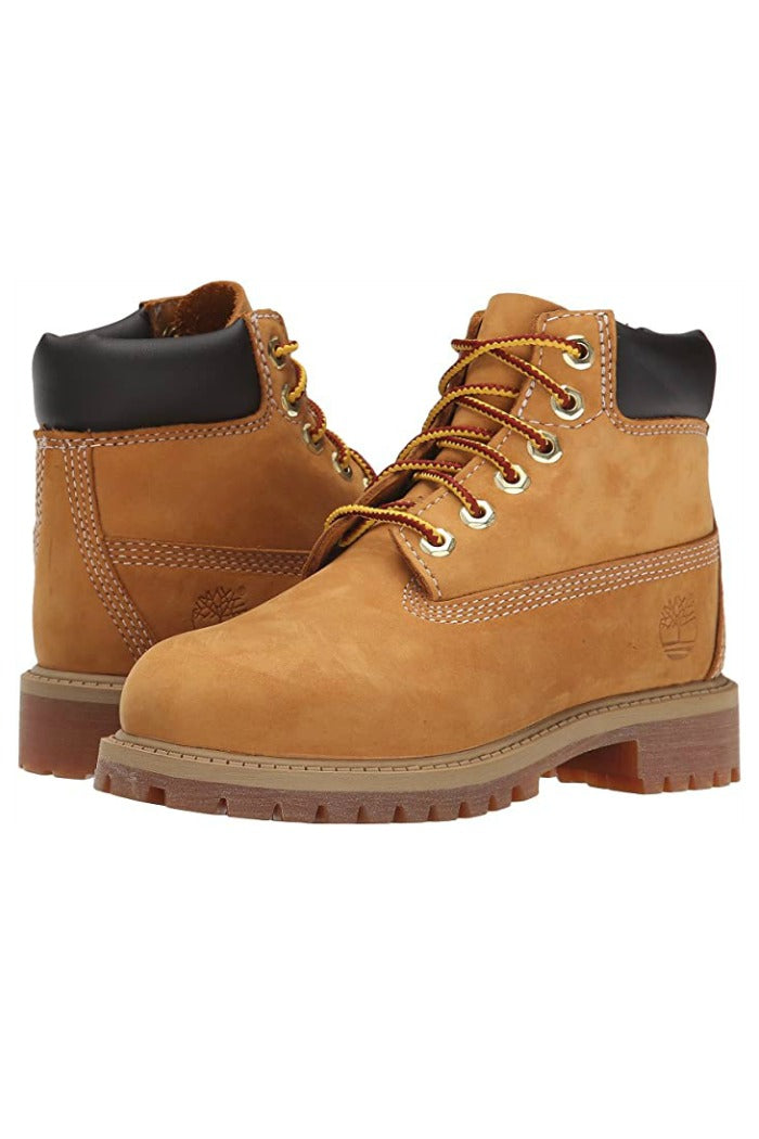 【Timberland】 JUNIORサイズ 23.5センチ Junior Timberland® Premium 6-Inch Waterproof Boots - Wheat