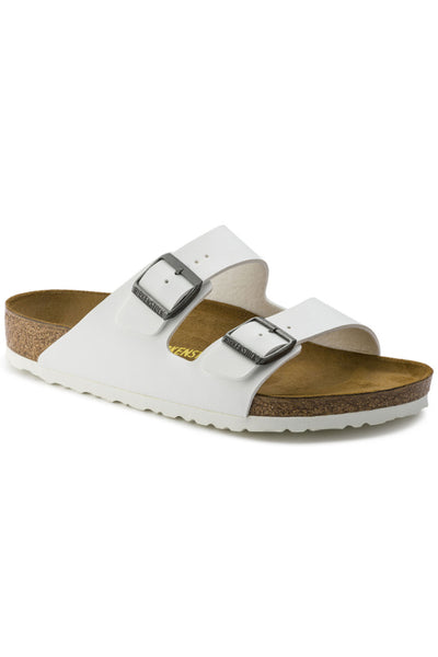 Birkenstock Arizona BS Regular Width in White – Suburban Shoes