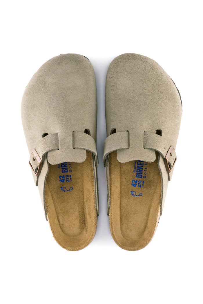 Birkenstock Boston BS Regular Width in Taupe – Suburban Shoes