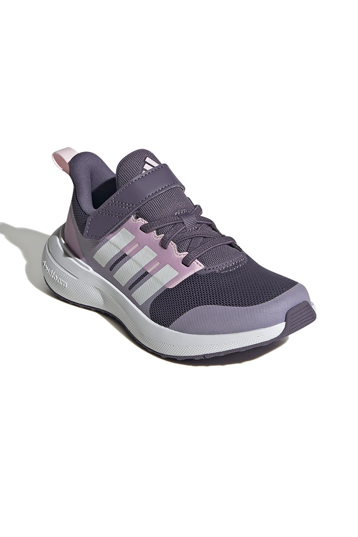 adidas Kids Fortarun 2.0 Cloudfoam Elastic Lace Shoes Shadow Violet / Cloud White / Bliss Lilac / 12.5