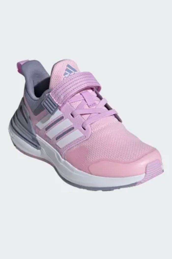 adidas RapidaSport Bounce Elastic Lace Top Strap Shoes Clear Pink 2.5 Kids - Originals Shoes adidas RapidaSport Bounce Elastic Lace Top Strap Shoes Clear Pink 2.5 Kids - Originals Shoes