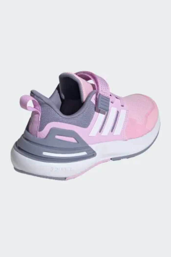 adidas RapidaSport Bounce Elastic Lace Top Strap Shoes Clear Pink 2.5 Kids - Originals Shoes adidas RapidaSport Bounce Elastic Lace Top Strap Shoes Clear Pink 2.5 Kids - Originals Shoes
