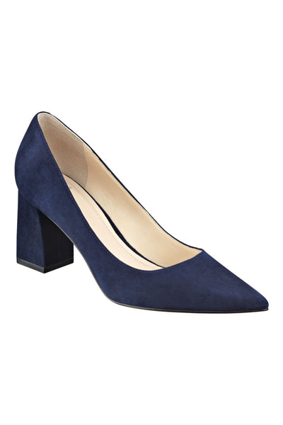 Marc Fisher LTD Zala Block Heel Pointy Toe Pump – Suburban Shoes