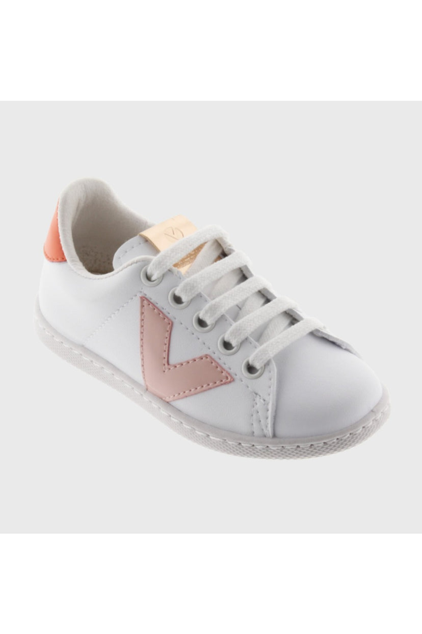 Victoria Unisex-Child Platform Sneakers - Vegan Leather Casual Shoes For Kids